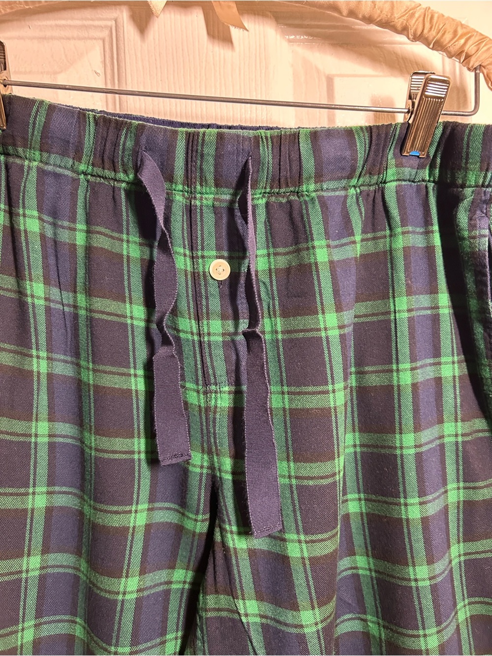 J. Crew Green and Navy Plaid Pajama Pants - Picture 10 of 12